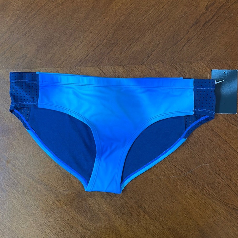 Nike mesh, side, hipster, swim bottom battle blue XL
